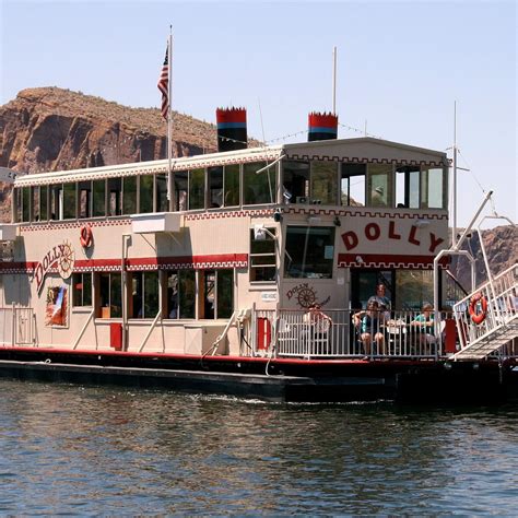 The dolly steamboat - The crew will check all carry-ons, so please have coolers, purses, and small bags unzipped and open for inspection as you board the Dolly. In some circumstances, you may share a table with another group. For special accommodations, please contact us at 480-827-9144. Enjoy a dinner cruise at twilight on Canyon Lake aboard Dolly Steamboat.
